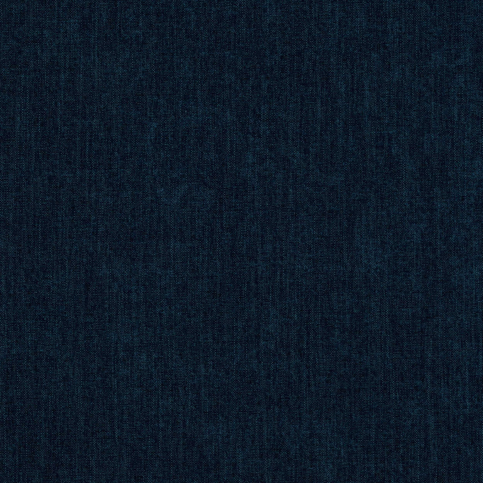 Deep Prussian blue plain-woven fabric swatch with subtle textured finish