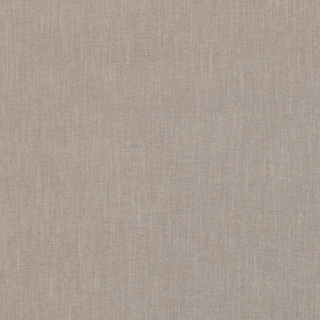 Close-up of a warm stone beige plain-woven fabric with fine vertical texture
