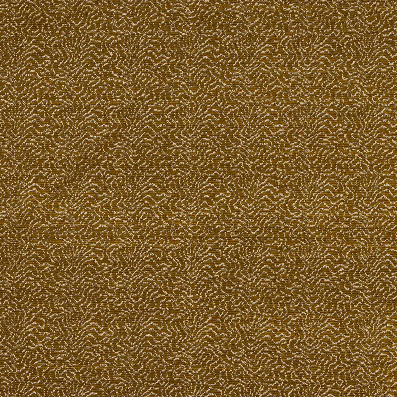 Bronze-gold textured fabric swatch with dense rippling small-scale pattern