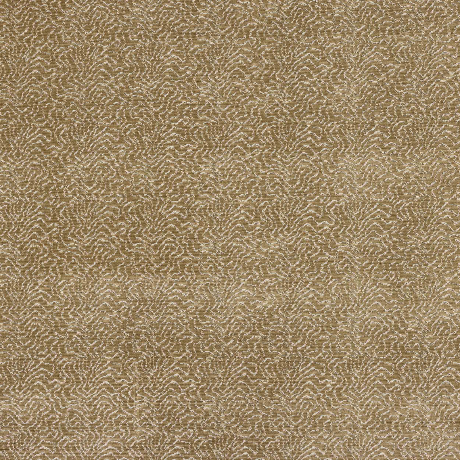 Champagne-gold abstract woven fabric with fine all-over texture