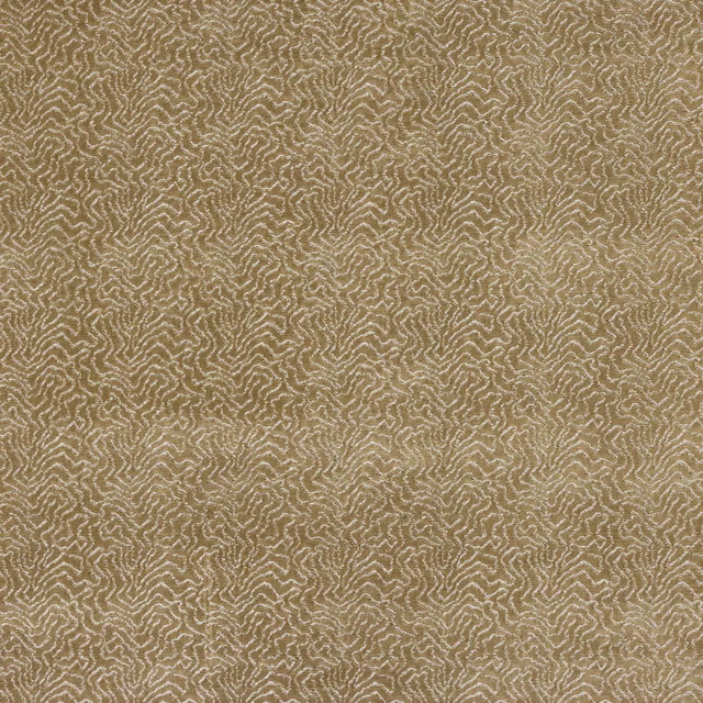 Champagne-gold abstract woven fabric with fine all-over texture