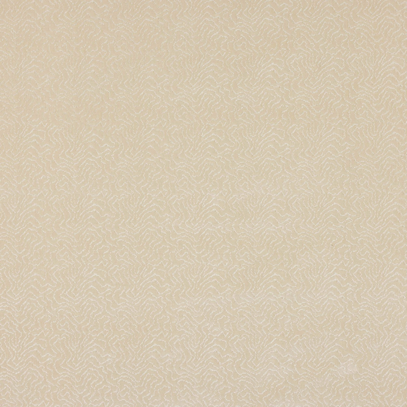 Pale ivory cream fabric with a fine, all-over textured abstract pattern