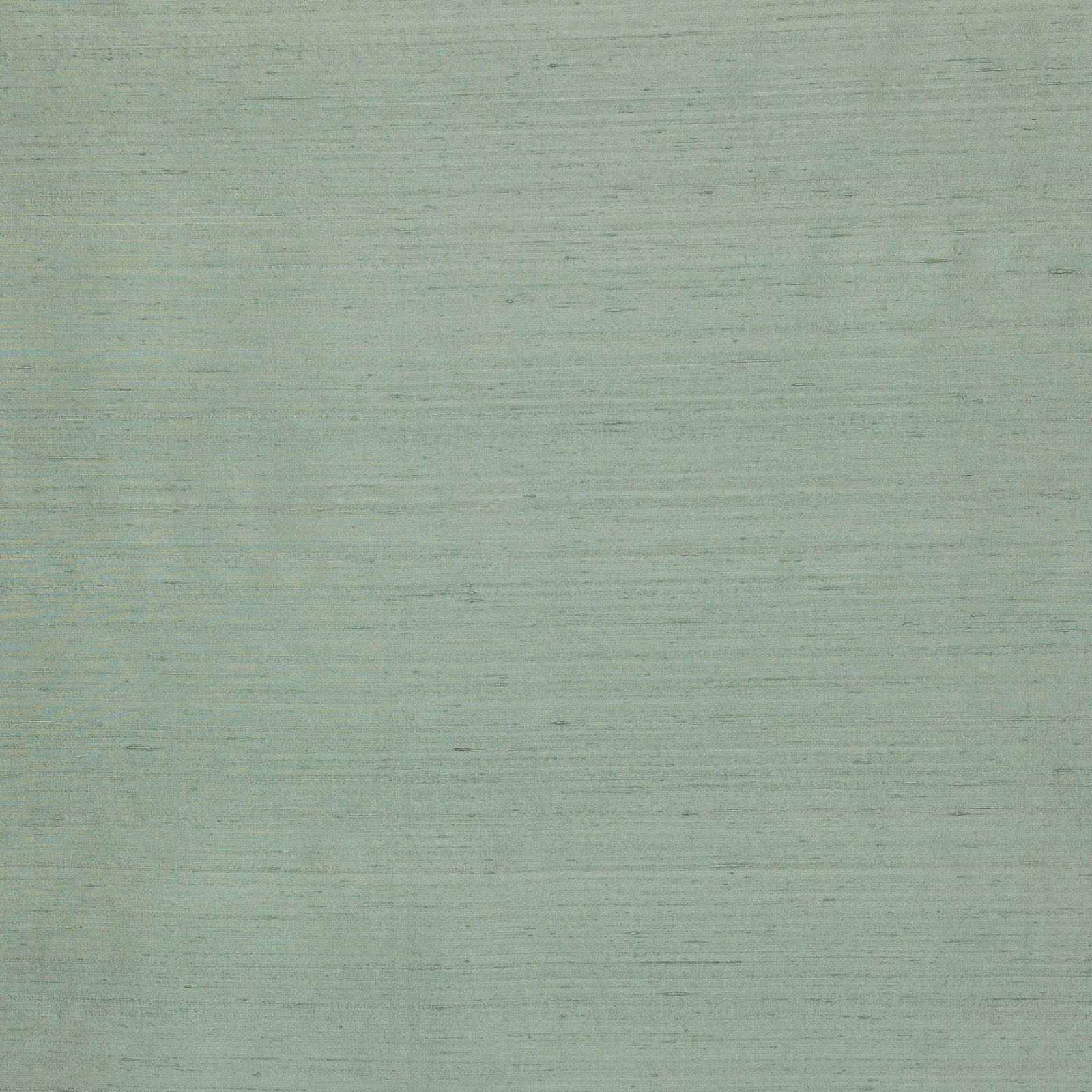 Soft celadon green silk with fine horizontal striations and a subtle sheen