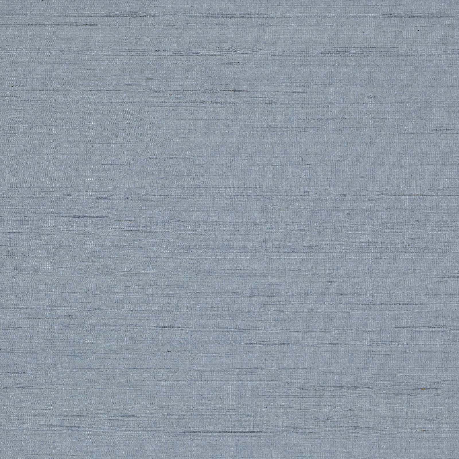 Pale cornflower blue silk swatch with fine horizontal slubs and soft sheen