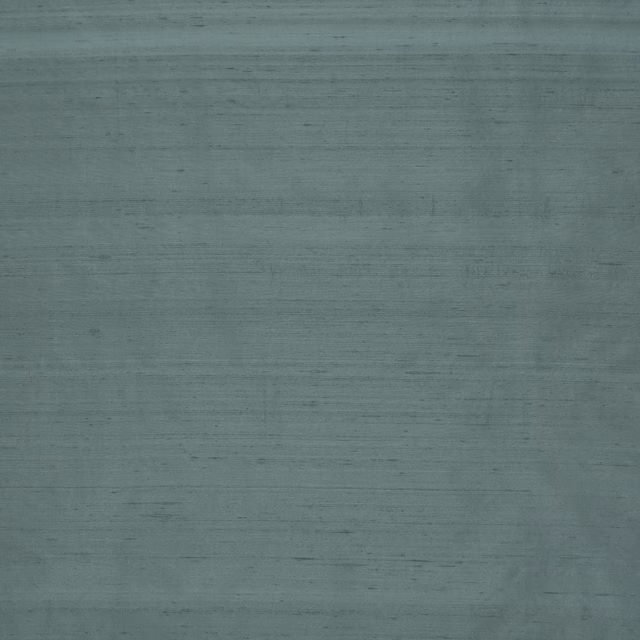 Muted delft blue silk swatch with fine horizontal slub texture