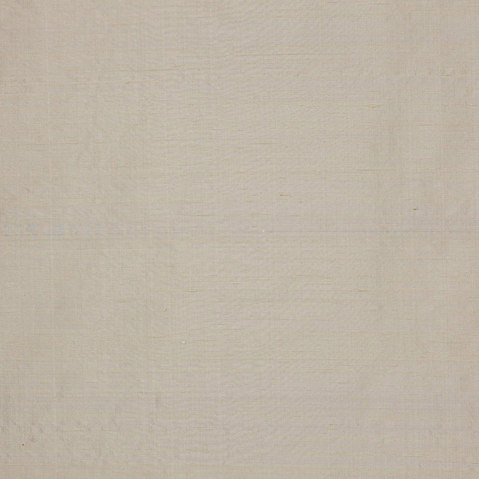 Pale ivory silk plain weave swatch with subtle slubs and soft sheen