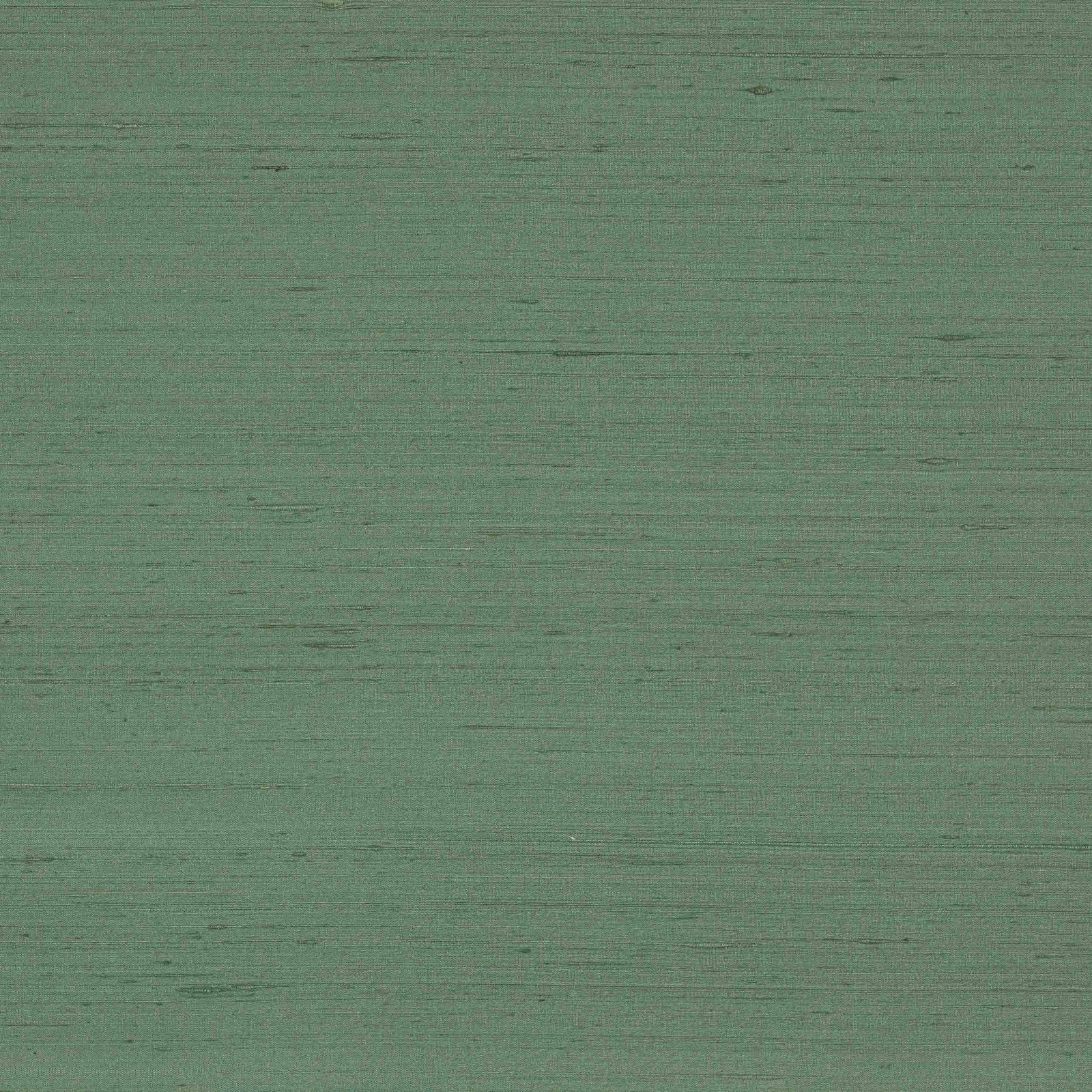 Muted sage-green silk with fine horizontal striations and subtle slub