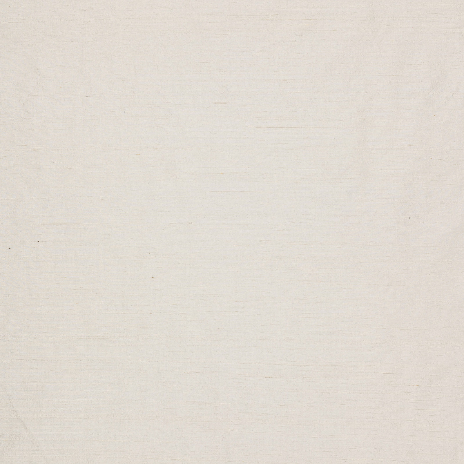 Pale ivory silk fabric swatch with subtle horizontal sheen and fine weave