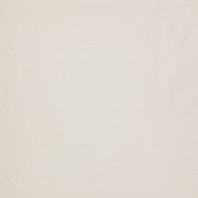 Pale ivory silk fabric swatch with subtle horizontal sheen and fine weave