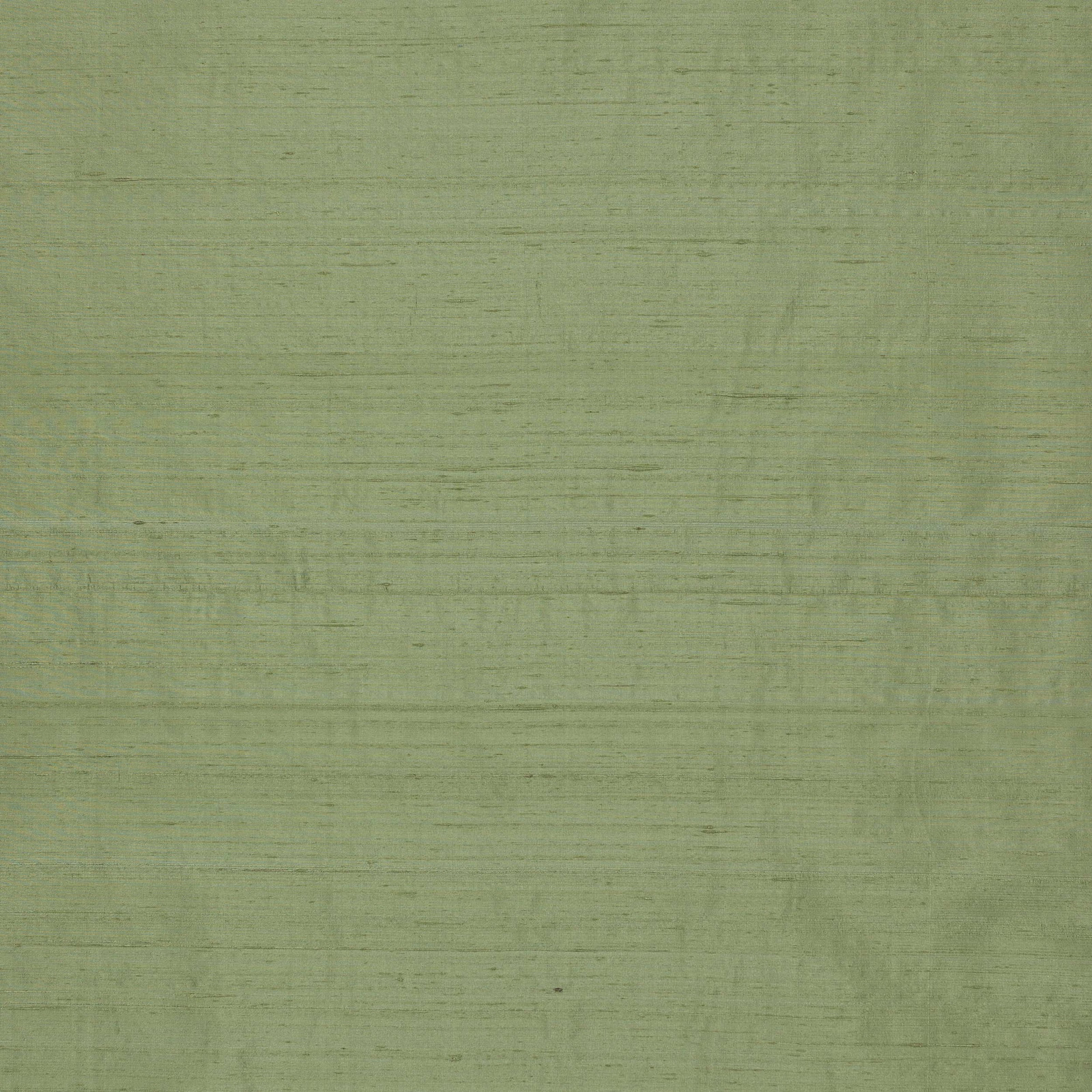 Soft leaf-green silk fabric with subtle slubbed horizontal texture