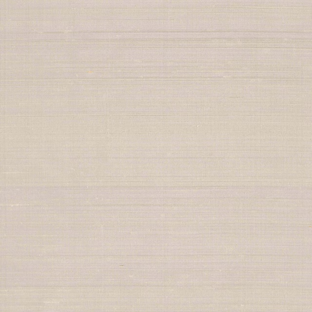 Pale limestone cream silk swatch with fine horizontal striations and soft lustre