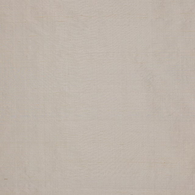 Soft ivory silk fabric swatch with a fine plain weave and gentle sheen
