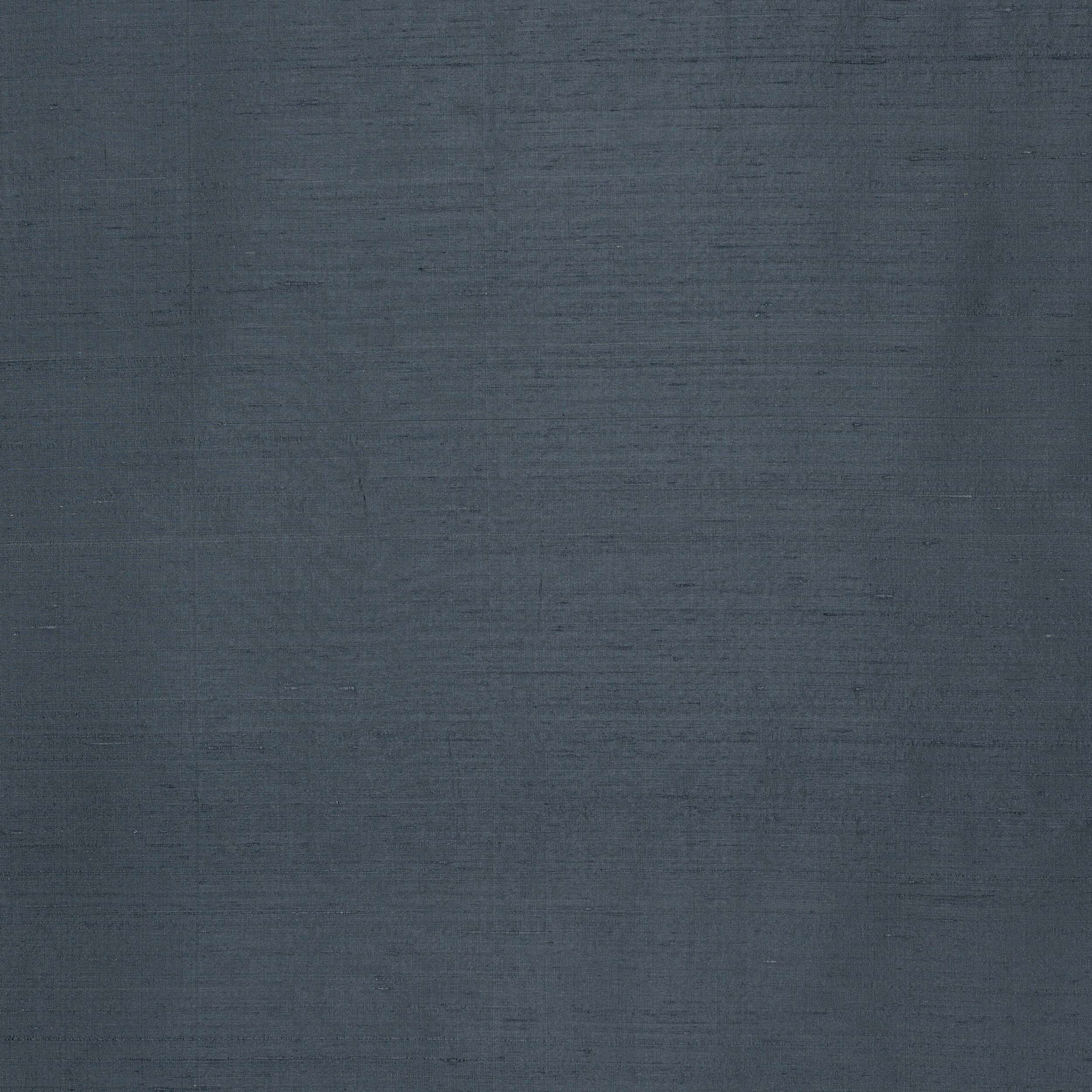 Deep slate navy silk fabric with a fine horizontal texture and soft sheen