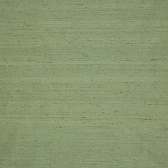 Soft oak-green silk swatch with fine horizontal striations and gentle sheen