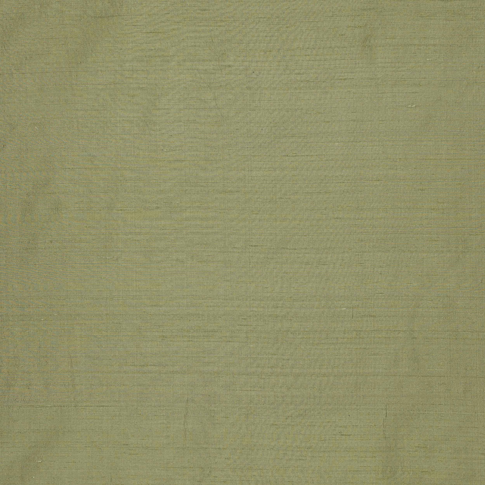 Muted olive green silk fabric with subtle horizontal striations and soft sheen