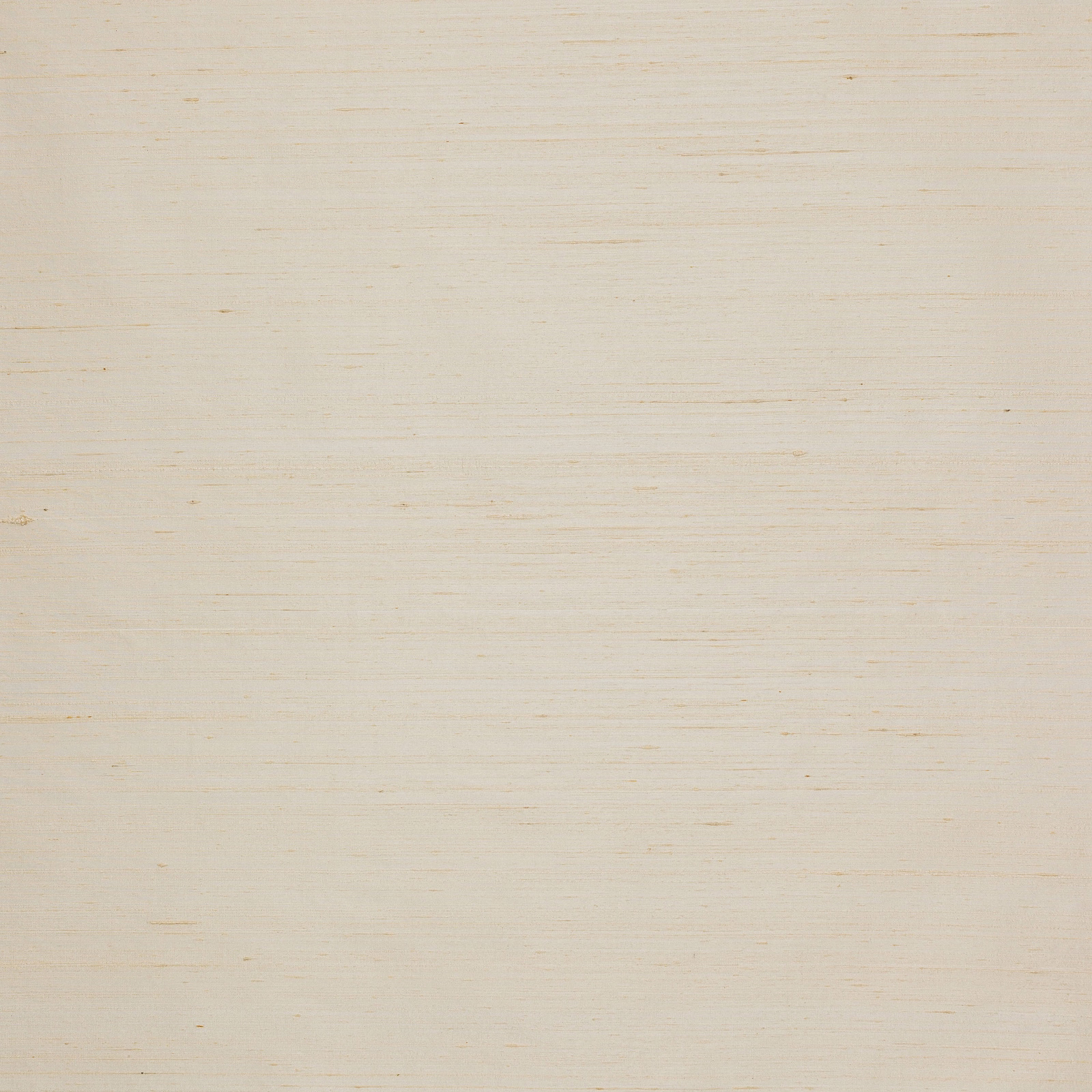 Pale cream silk swatch with fine horizontal slubs and soft ivory warmth