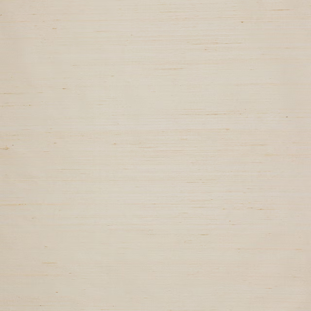 Pale cream silk swatch with fine horizontal slubs and soft ivory warmth