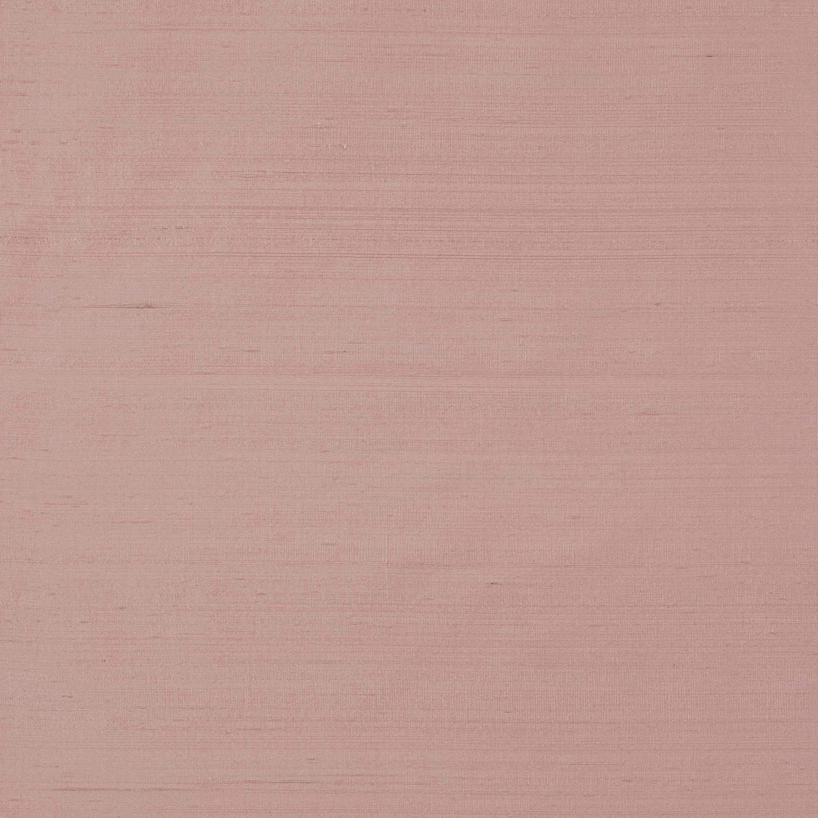 Soft dusty pink silk swatch with subtle slubbed weave and gentle sheen