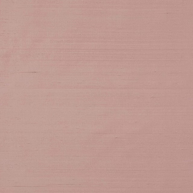 Soft dusty pink silk swatch with subtle slubbed weave and gentle sheen