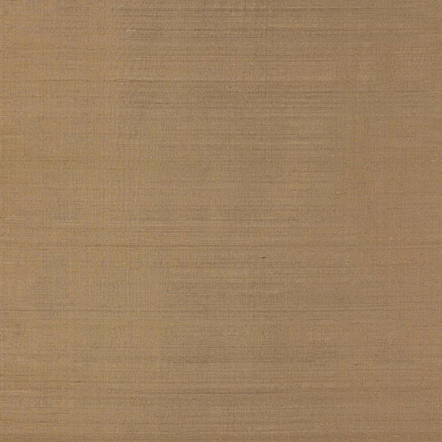 Warm sable beige silk swatch with fine horizontal woven texture
