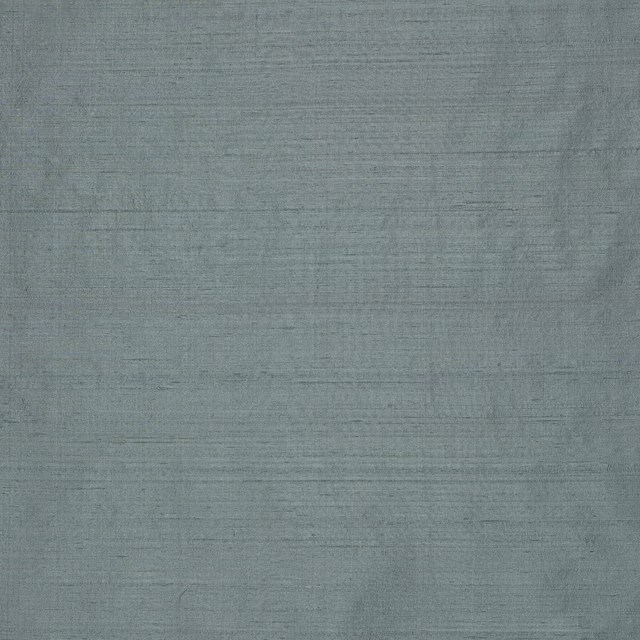 Soft sea-blue silk swatch with fine horizontal slub and gentle sheen