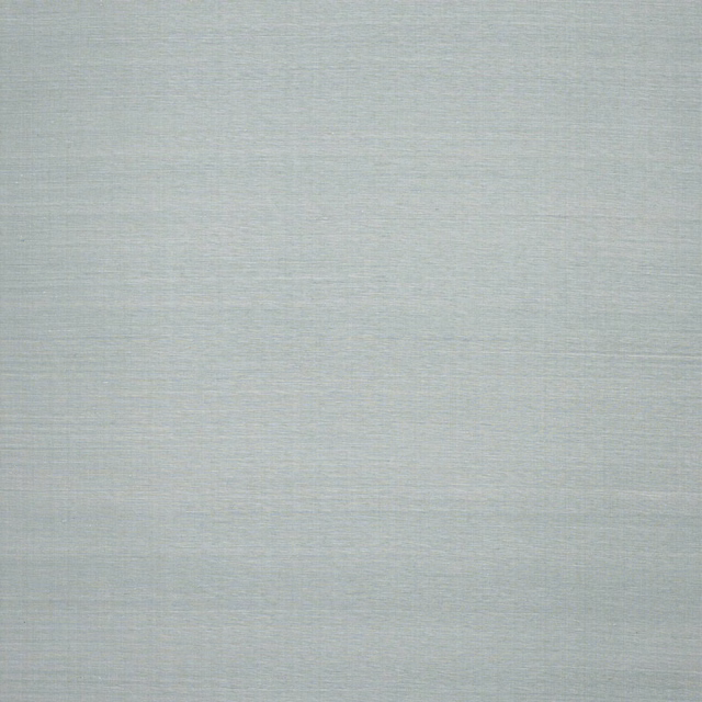 Pale celadon green silk wallcovering with subtle linear texture and soft sheen