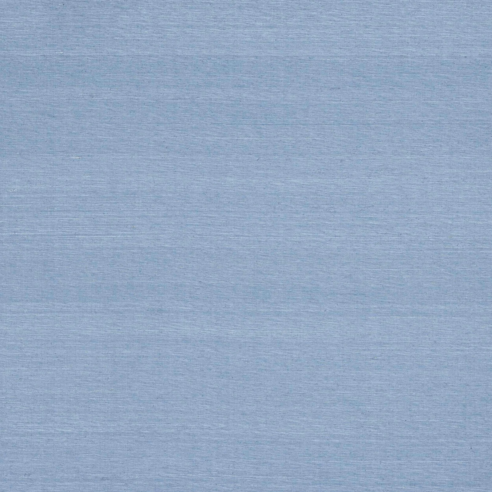 Pale Ciel blue silk wallpaper with fine horizontal slub texture