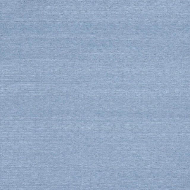 Pale Ciel blue silk wallpaper with fine horizontal slub texture
