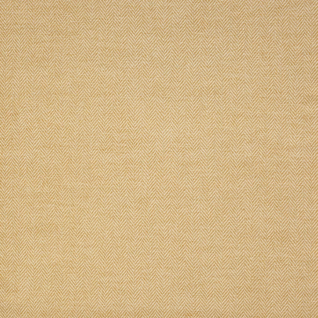 Soft honey-gold herringbone woven fabric with fine chevron texture