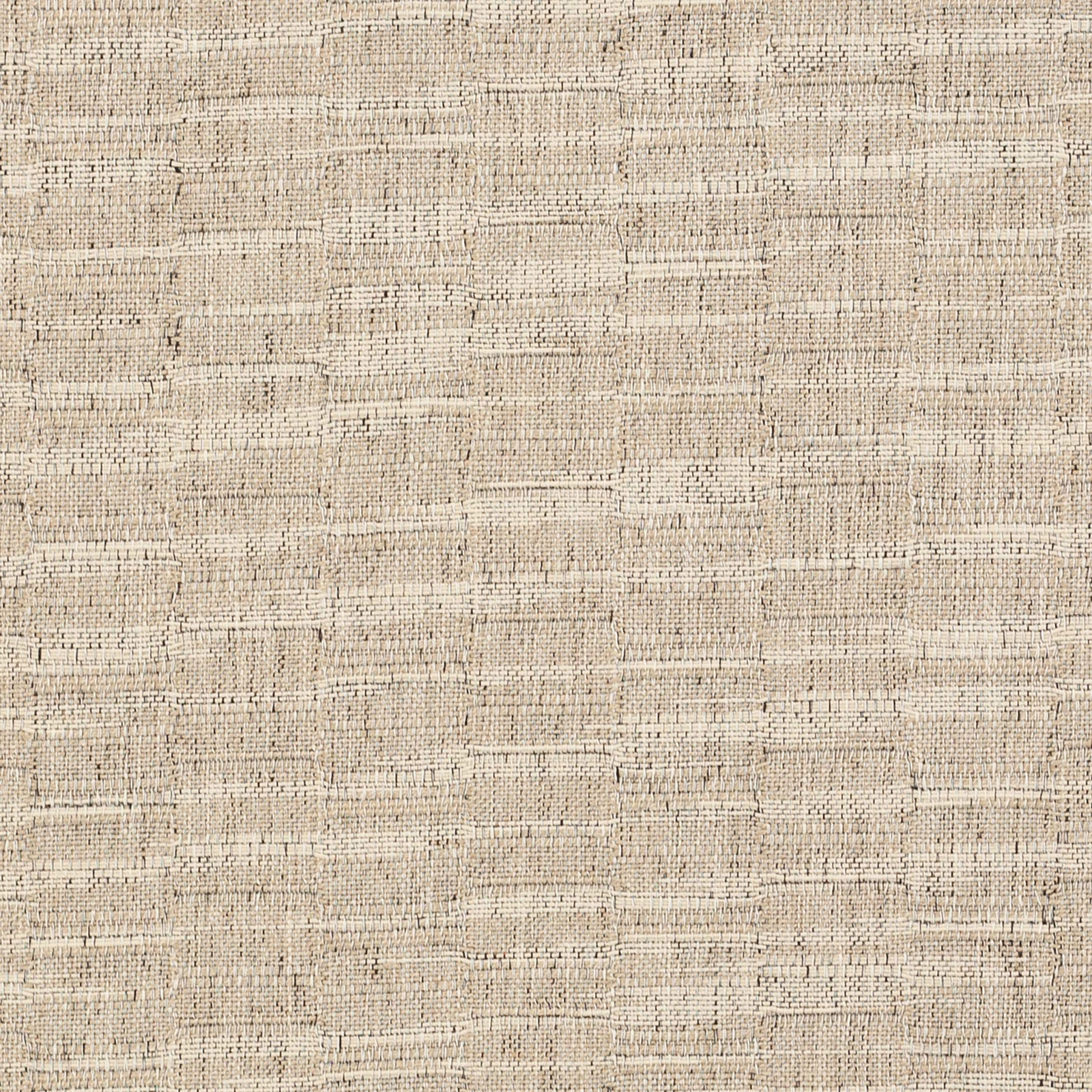 Close-up of a soft sandy beige woven fabric with a subtle grid texture