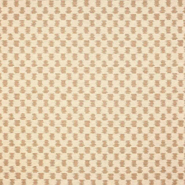 Cream woven fabric with tiny beige check-like dots in a small repeat