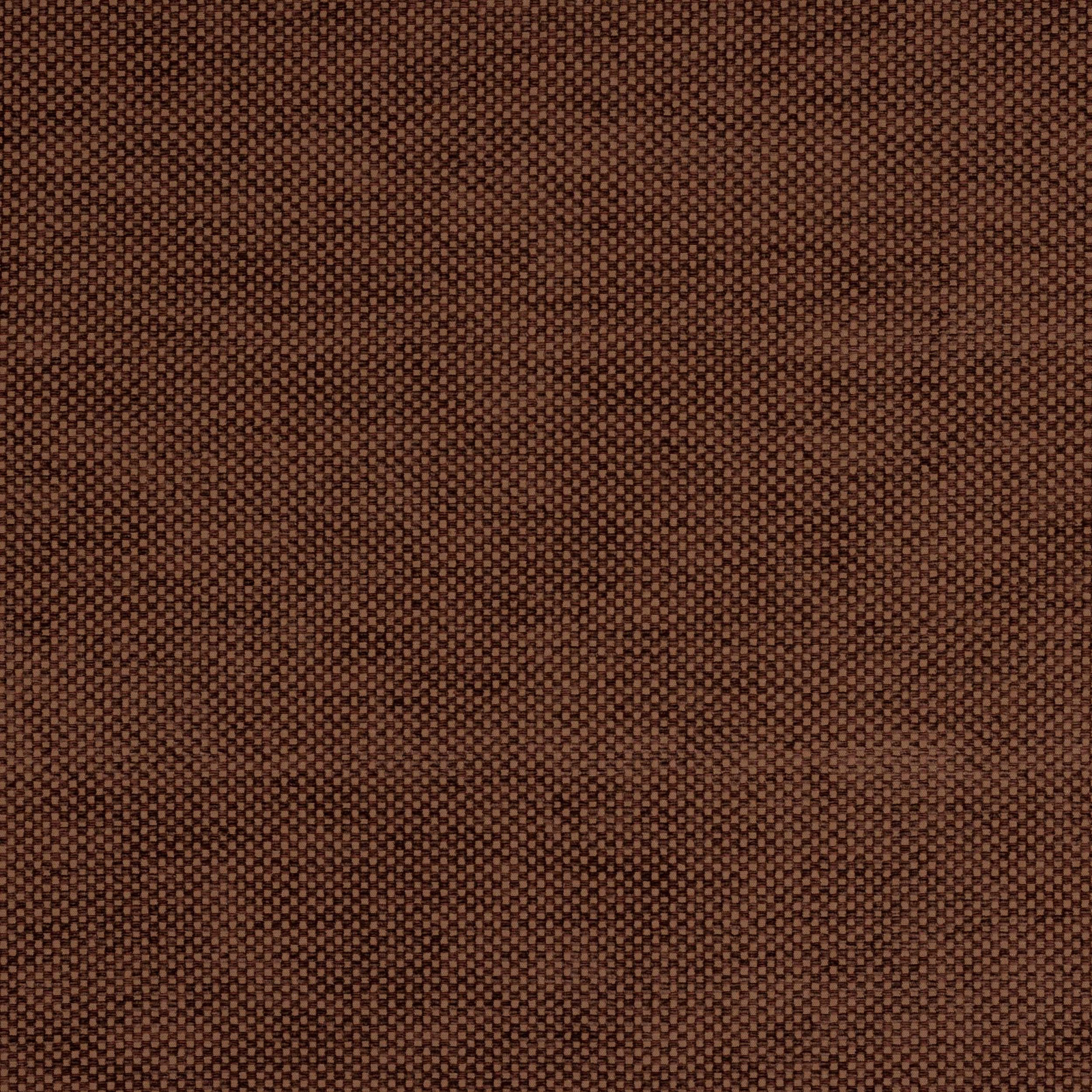 Close-up of a small brick-brown checked weave with fine tonal texture