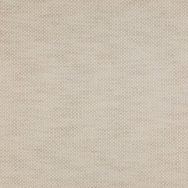 Close-up of warm cream woven fabric with a fine small-scale grid texture