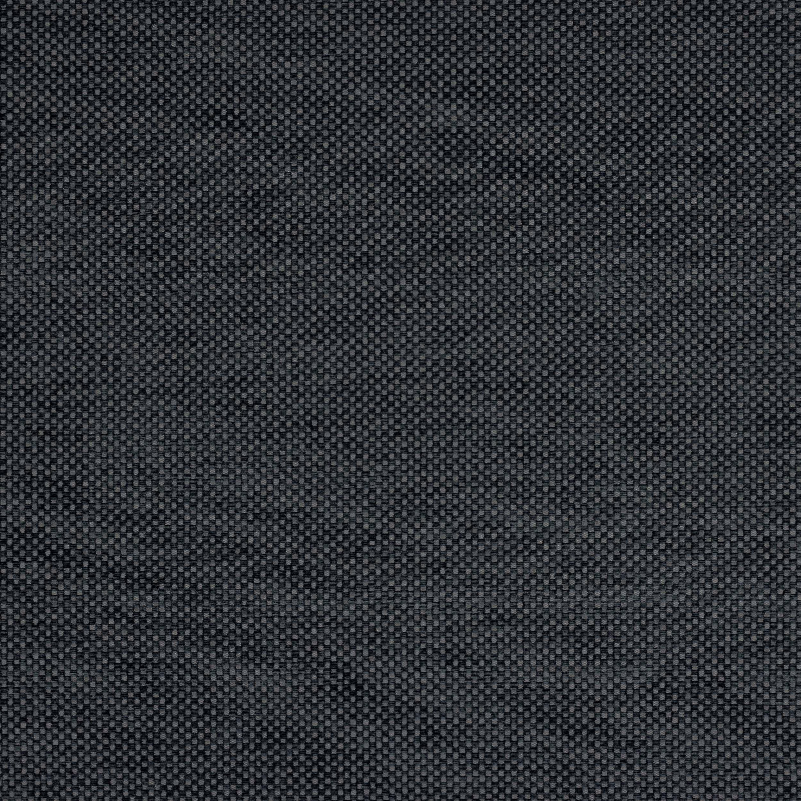 Close-up of a deep navy small-check woven fabric with fine textured surface