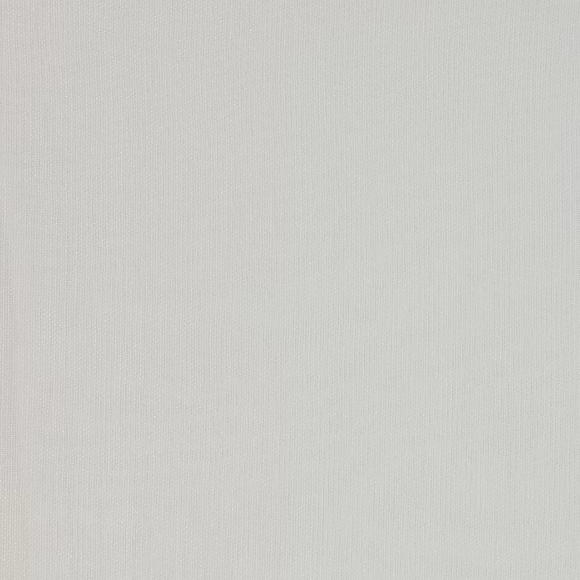 Pale snowy white plain-woven fabric swatch with fine vertical texture