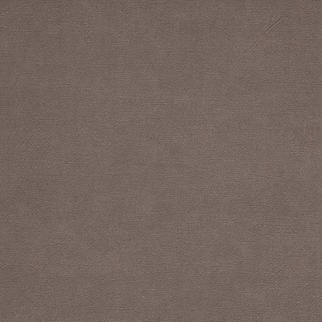 Warm taupe-brown plain weave fabric with fine slubbed texture