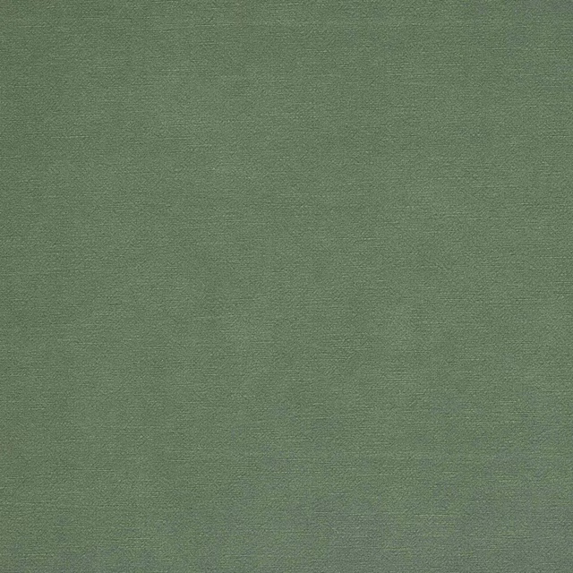 Muted sage green woven fabric with fine horizontal texture