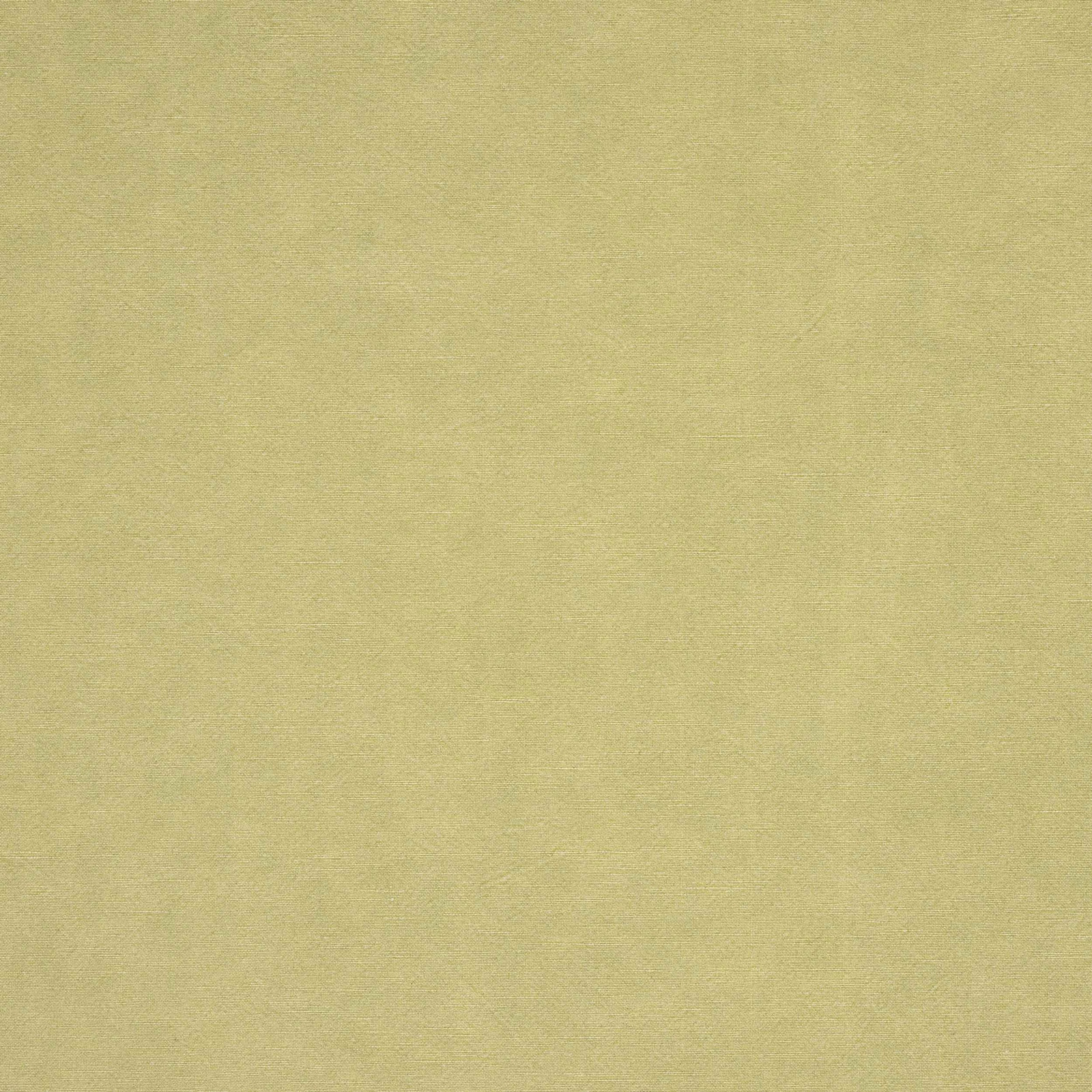 Soft celery green plain woven fabric swatch with a fine matte texture
