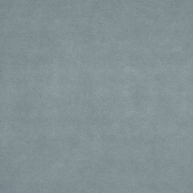 Soft misty blue plain woven fabric with a fine matte texture