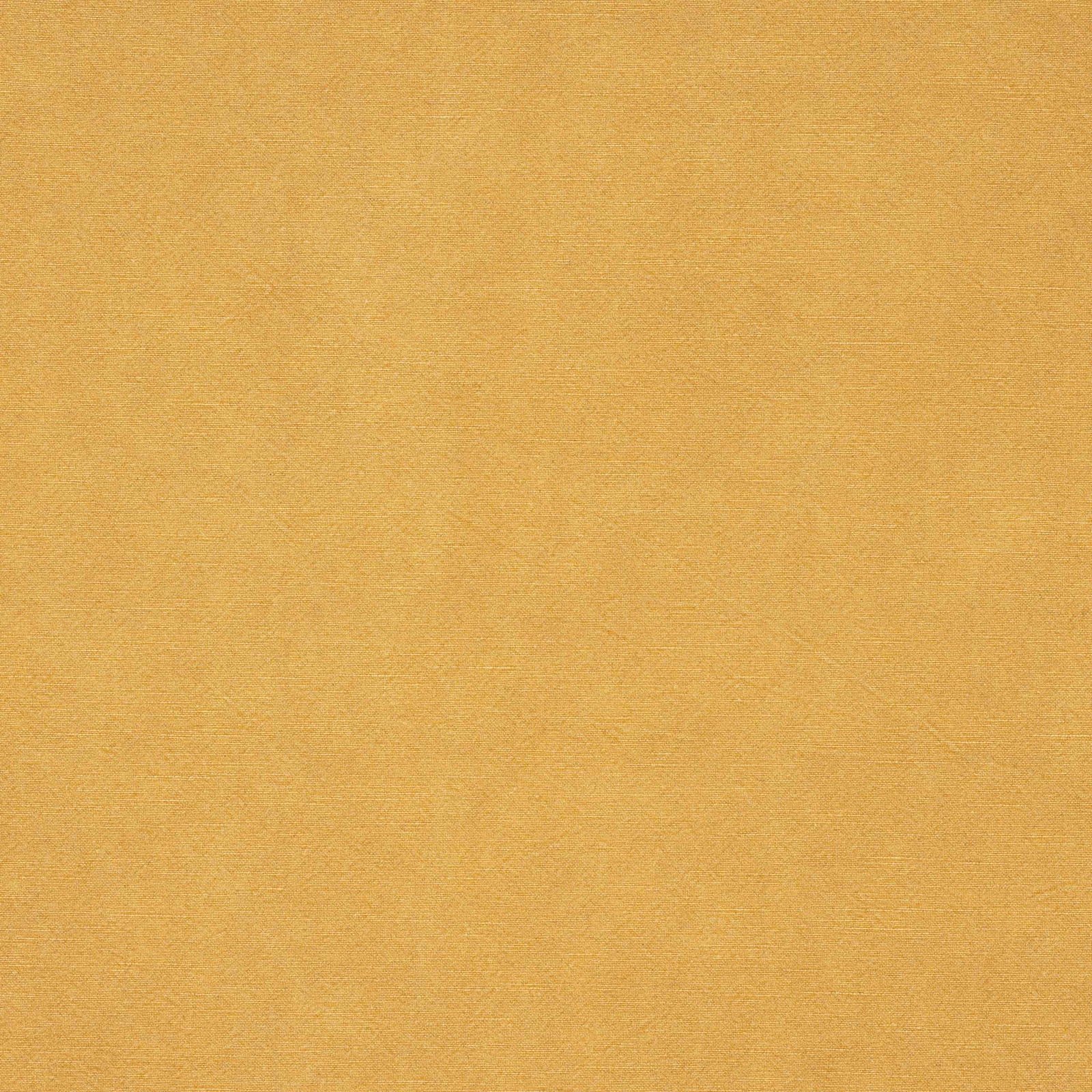 Solid ochre-gold plain weave fabric with a subtle linen texture