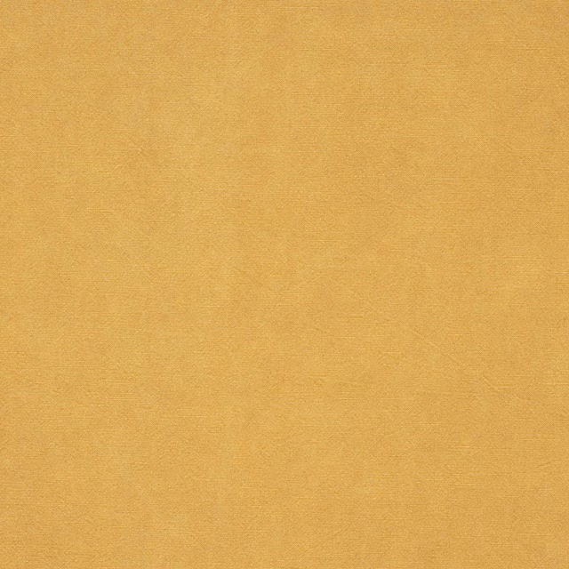 Solid ochre-gold plain weave fabric with a subtle linen texture