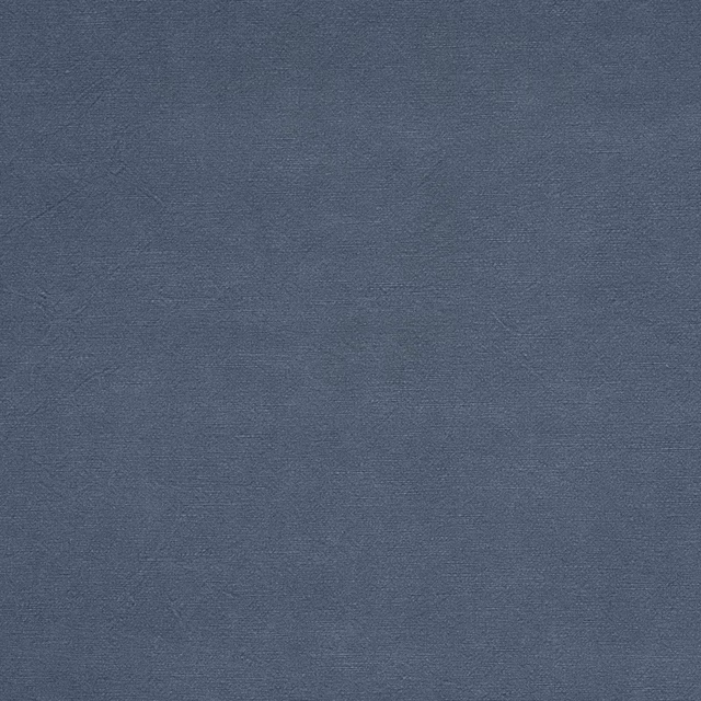 Muted petrol blue plain woven fabric with a fine natural texture
