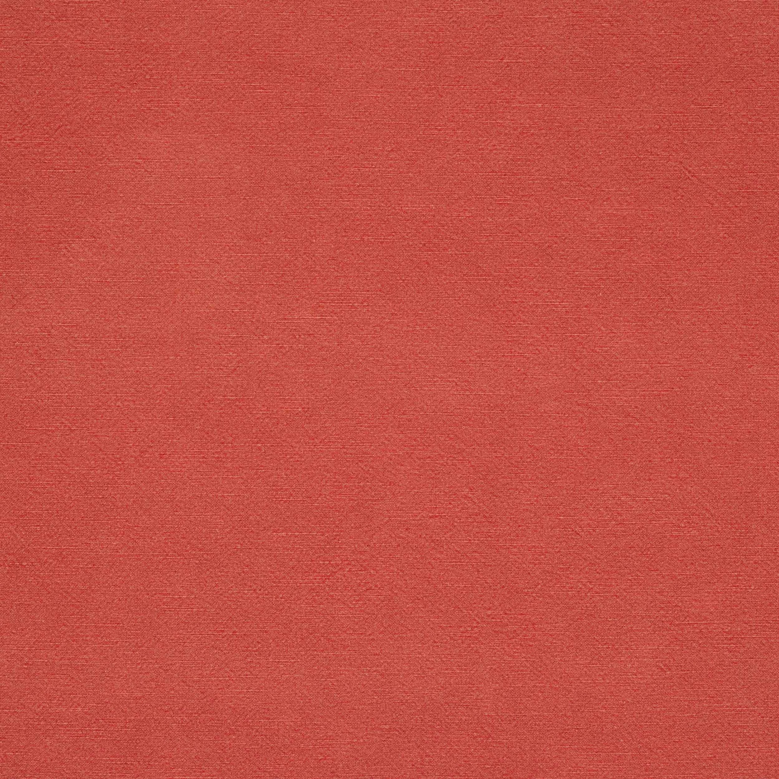 Plain soft coral-red fabric with a fine linen weave texture
