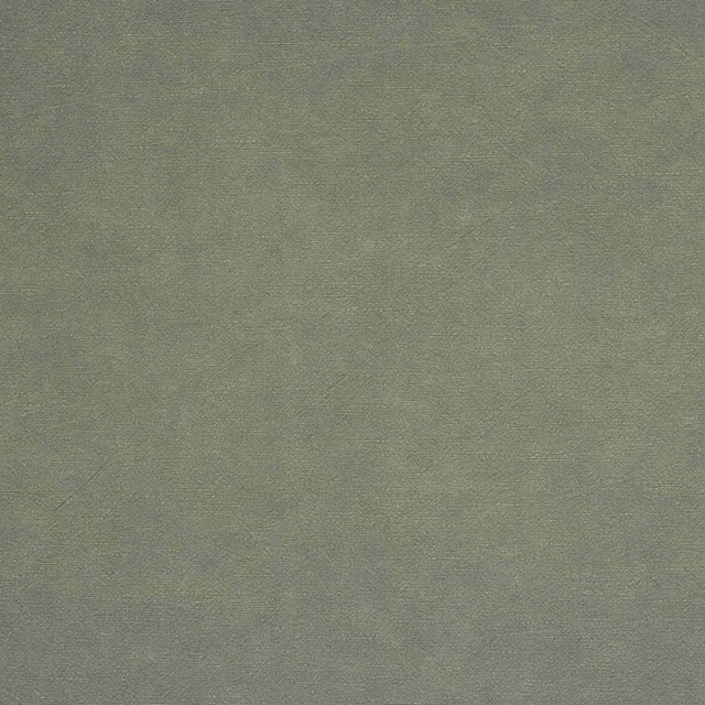 Muted sage green plain woven fabric with subtle slubbed texture