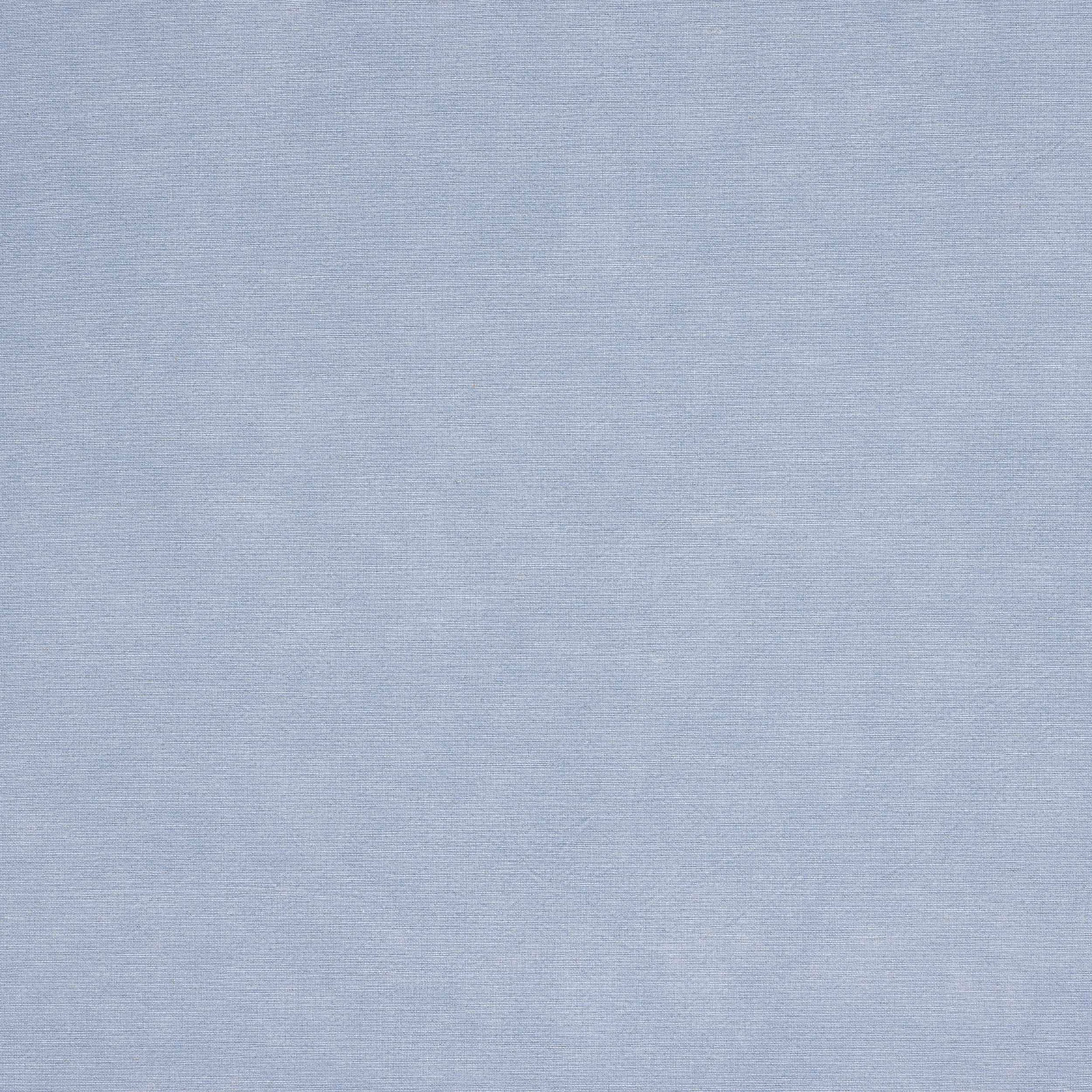 Pale sky blue plain woven fabric swatch with subtle linen texture