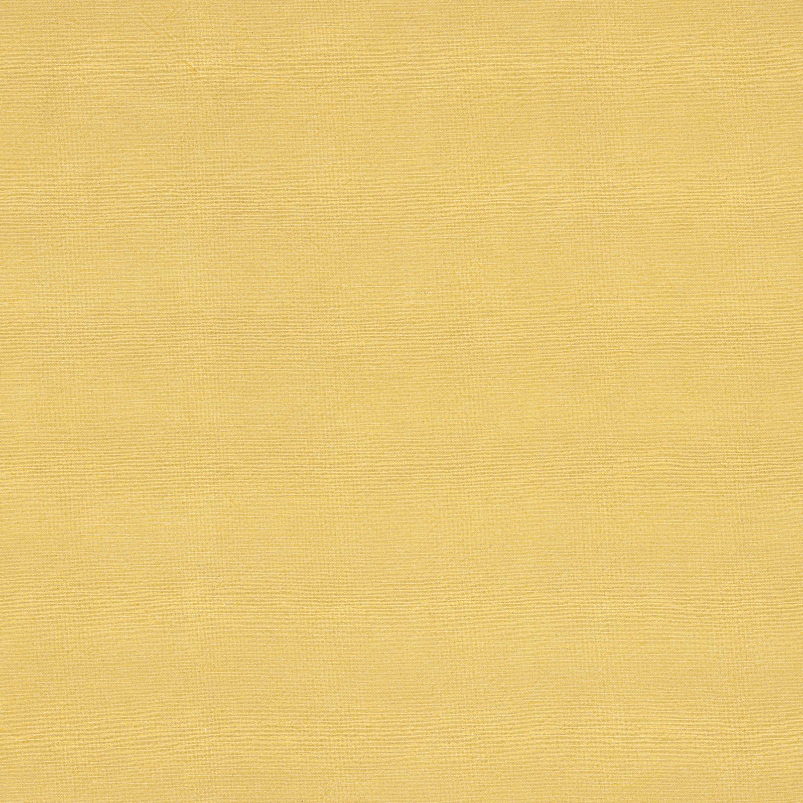 Soft buttery yellow plain woven fabric with a subtle linen texture