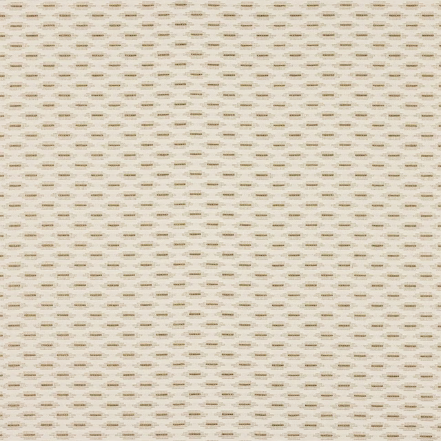 Pale clay beige woven fabric with tiny repeating linear motif