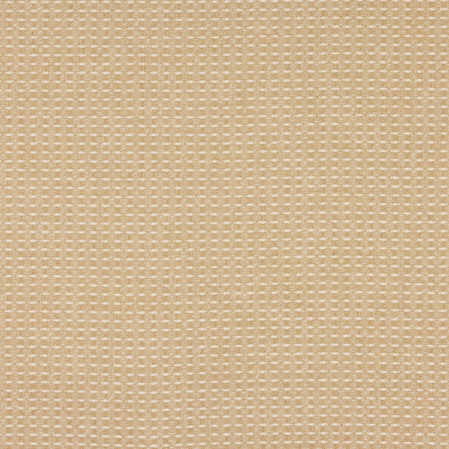 Close-up of a warm sand beige woven fabric with tiny textured pattern