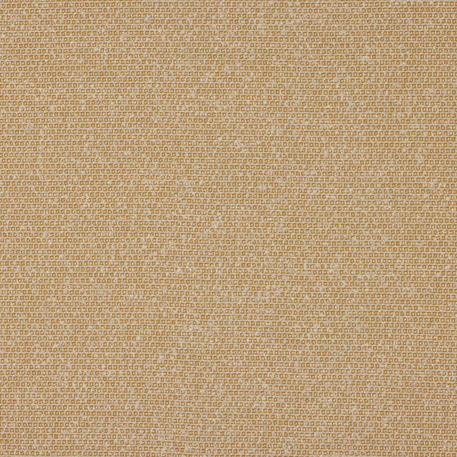 Close-up of warm curry-yellow woven fabric with fine textured repeat