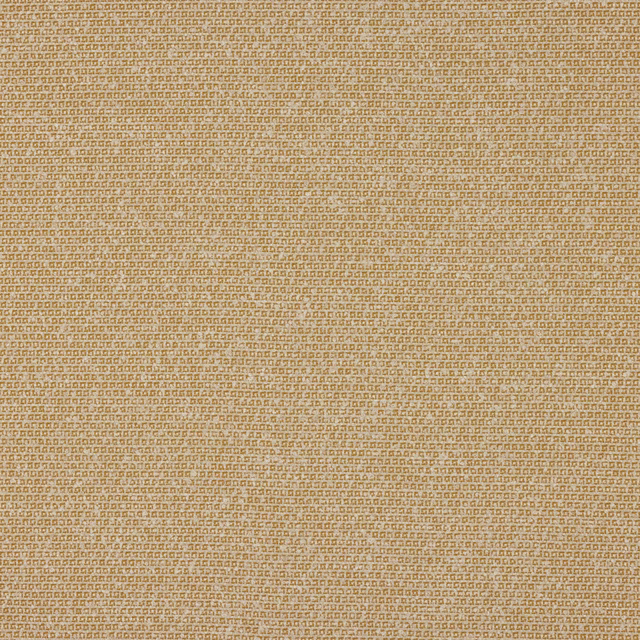 Close-up of warm curry-yellow woven fabric with fine textured repeat